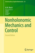 Cover: Nonholonomic Mechanics and Control - Springer