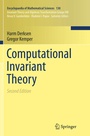 Cover: Computational Invariant Theory - Springer