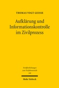 Abbildung von: Aufklärung und Informationskontrolle im Zivilprozess - Mohr Siebeck