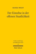 Cover: Der Einzelne in der offenen Staatlichkeit - Mohr Siebeck