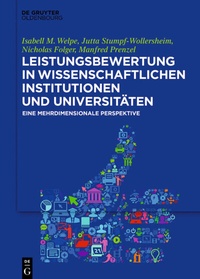 Abbildung von: Leistungsbewertung in wissenschaftlichen Institutionen und Universitäten - De Gruyter Oldenbourg