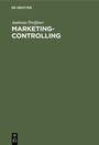 Cover: Marketing-Controlling - De Gruyter Oldenbourg
