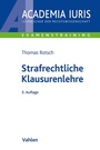 Cover: Strafrechtliche Klausurenlehre - Vahlen