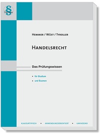Abbildung von: Skript Handelsrecht - Hemmer-Wüst