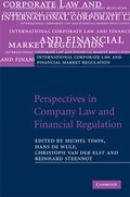Cover: Perspectives in Company Law and Financial Regulation - Cambridge University Press
