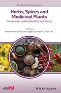 Cover: Herbs, Spices and Medicinal Plants: Processing, Health Benefits and Safety - Wiley-Blackwell