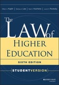 Cover: The Law of Higher Education: Student Version - Jossey-Bass
