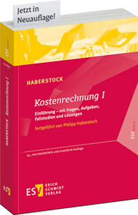 Abbildung von: Kostenrechnung I - Erich Schmidt Verlag