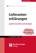 Cover: Lieferantenerkl&auml;rungen - Reguvis Fachmedien