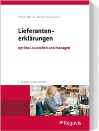 Abbildung von: Lieferantenerklärungen - Reguvis Fachmedien