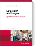 Cover: Lieferantenerkl&auml;rungen - Reguvis Fachmedien