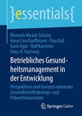 Cover: Betriebliches Gesundheitsmanagement in der Entwicklung - Springer Gabler