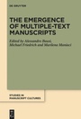 Cover: The Emergence of Multiple-Text Manuscripts - De Gruyter