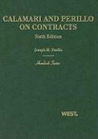 Abbildung von: Calamari and Perillo's Hornbook on Contracts - Thomson West