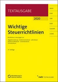 Abbildung von: Wichtige Steuerrichtlinien - NWB