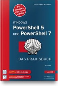 Bild vergrößern Bild: Windows PowerShell 5 und PowerShell 7 - Hanser