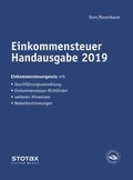 Cover: Einkommensteuer Handausgabe 2019 - Stollfu&szlig;