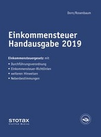 Abbildung von: Einkommensteuer Handausgabe 2019 - Stollfuß