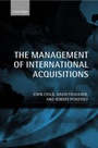 Cover: Management of International Acquisitions - Oxford University Press Inc