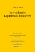 Cover: Internationales Kapitalmarktdeliktsrecht - Mohr Siebeck