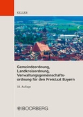 Cover: Gemeindeordnung, Landkreisordnung, Verwaltungsgemeinschaftsordnung f&uuml;r den Freistaat Bayern - Boorberg