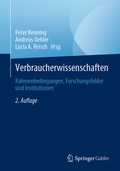 Cover: Verbraucherwissenschaften - Springer Gabler