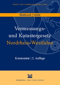 Abbildung von: Vermessungs- und Katastergesetz Nordrhein-Westfalen - Kommunal- und Schul-Verlag