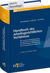 Abbildung von: Handbuch des arbeitsgerichtlichen Verfahrens - Erich Schmidt Verlag