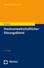 Cover: Staatsanwaltschaftlicher Sitzungsdienst - Nomos