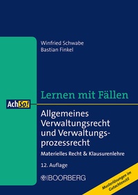 Abbildung von: Allgemeines Verwaltungsrecht und Verwaltungsprozessrecht - Boorberg