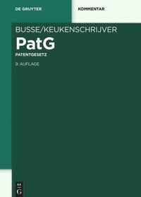 Enlarge image Cover: Patentgesetz: PatG - De Gruyter