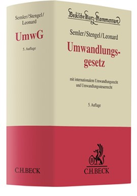 Abbildung von: Umwandlungsgesetz: UmwG - C.H.BECK