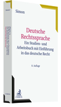 Cover: Deutsche Rechtssprache - C.H.BECK