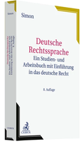 Cover: Deutsche Rechtssprache - C.H.BECK