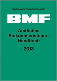Abbildung von: Amtliches Einkommensteuer-Handbuch 2013 - NWB