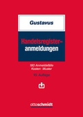 Cover: Handelsregisteranmeldungen - Otto Schmidt Verlag
