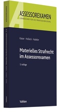 Cover: Materielles Strafrecht im Assessorexamen - Vahlen