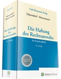 Bild: Die Haftung des Rechtsanwalts - Carl Heymanns Verlag