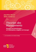 Cover: Theorien des Managements - Erich Schmidt Verlag