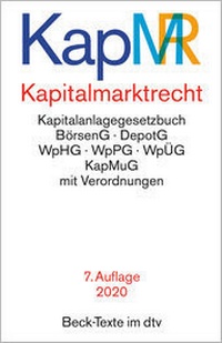 Abbildung von: Kapitalmarktrecht: KapMR - dtv