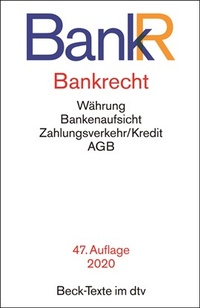 Abbildung von: Bankrecht: BankR - dtv