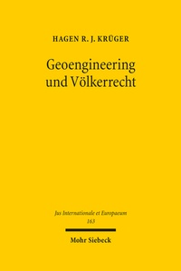 Abbildung von: Geoengineering und Völkerrecht - Mohr Siebeck