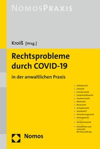 Abbildung von: Rechtsprobleme durch COVID-19 - Nomos