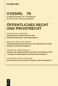Cover: &Ouml;ffentliches Recht und Privatrecht - De Gruyter
