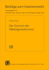 Bild: Die Grenzen der Gläubigerautonomie - RWS