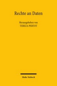 Abbildung von: Rechte an Daten - Mohr Siebeck