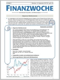 Abbildung von: Finanzwoche   - Finanzwoche