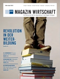 Abbildung von: Magazin Wirtschaft - Ein Service der IHK für Unternehmen in der Region Stuttgart  - Druckhaus Waiblingen