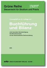 Abbildung von: Buchführung und Bilanz - Lösungsheft  - Erich Fleischer Verlag