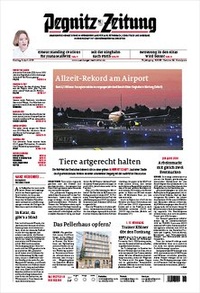 Abbildung von: Pegnitz Zeitung - Verlag Nürnberger Presse Druckhaus Nürnberg GmbH